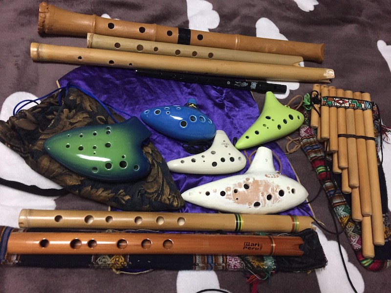 my wind instrument collection